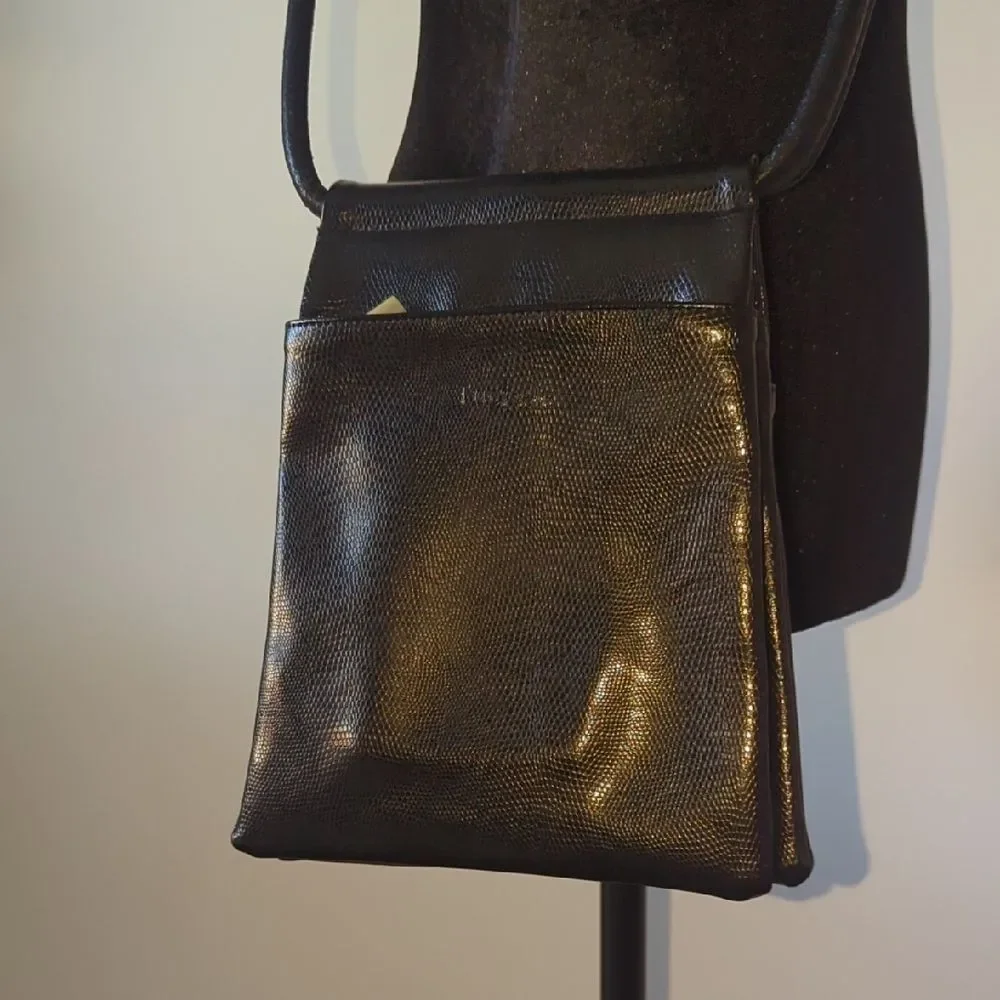 Elegant Black Textured Bag
